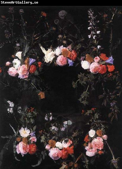 unknow artist Garland of Flowers